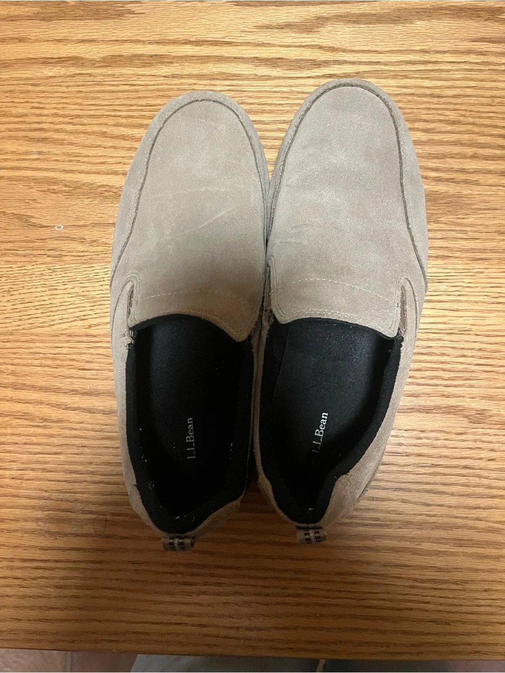 L.L. Bean Men's Comfort Mocs Slip-On Loafers Tan Suede Size 10.5 Medium